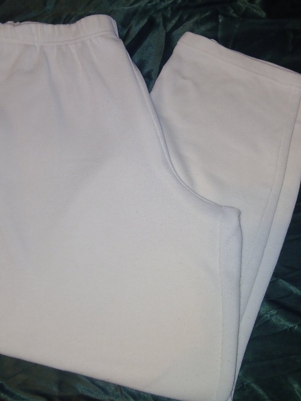 Bobbie Brooks Joggers Womens Large White Sweatpants With Pockets